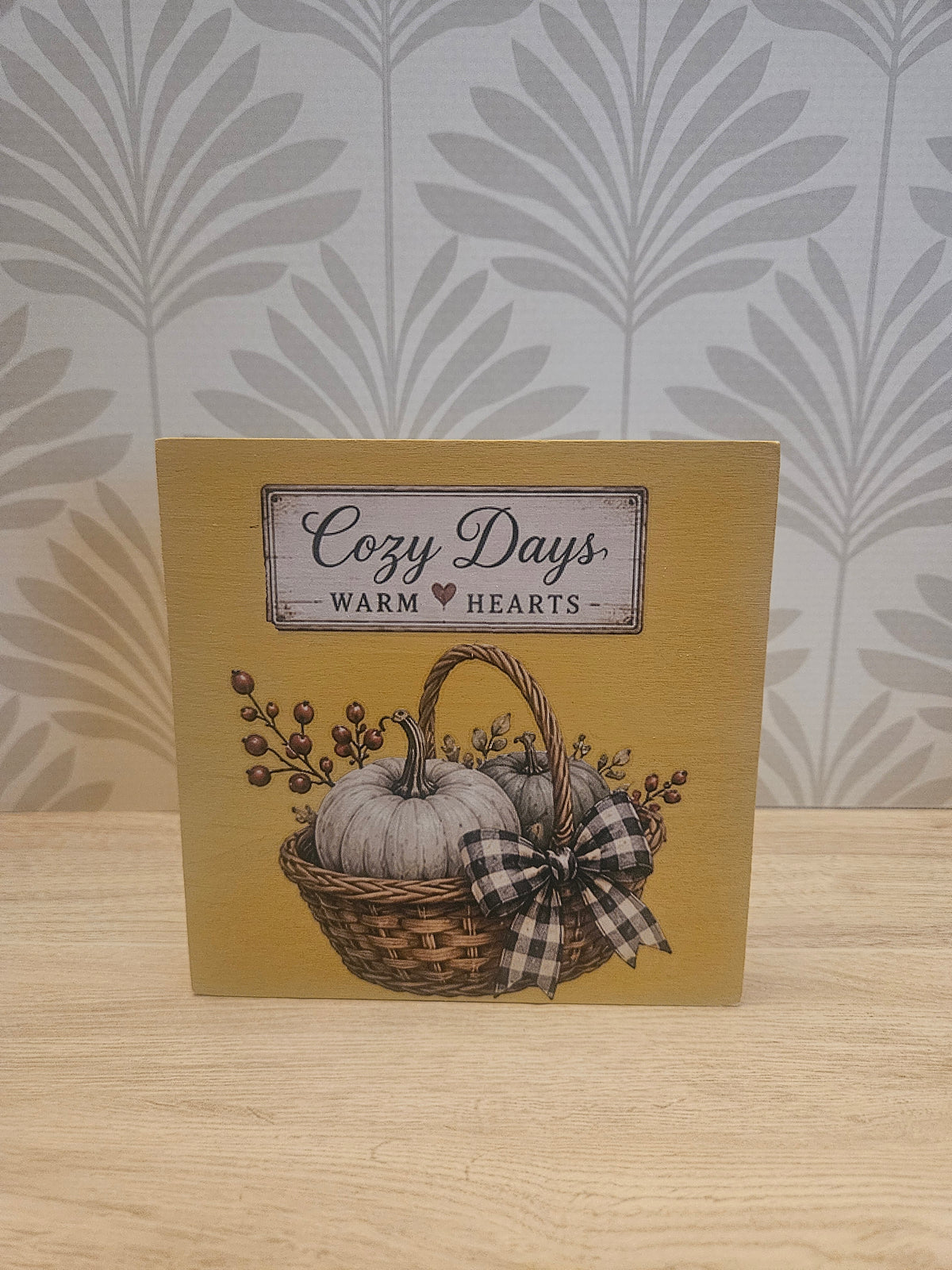 Cozy Days Wooden Decor