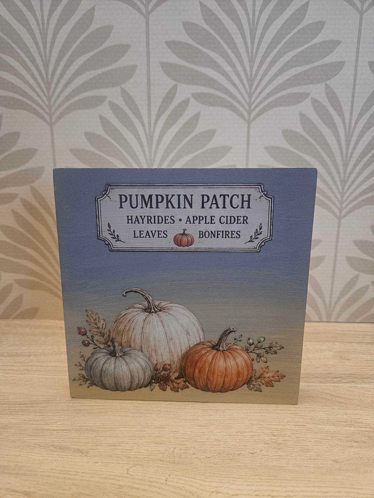 Pumpkin Patch Wooden Decor