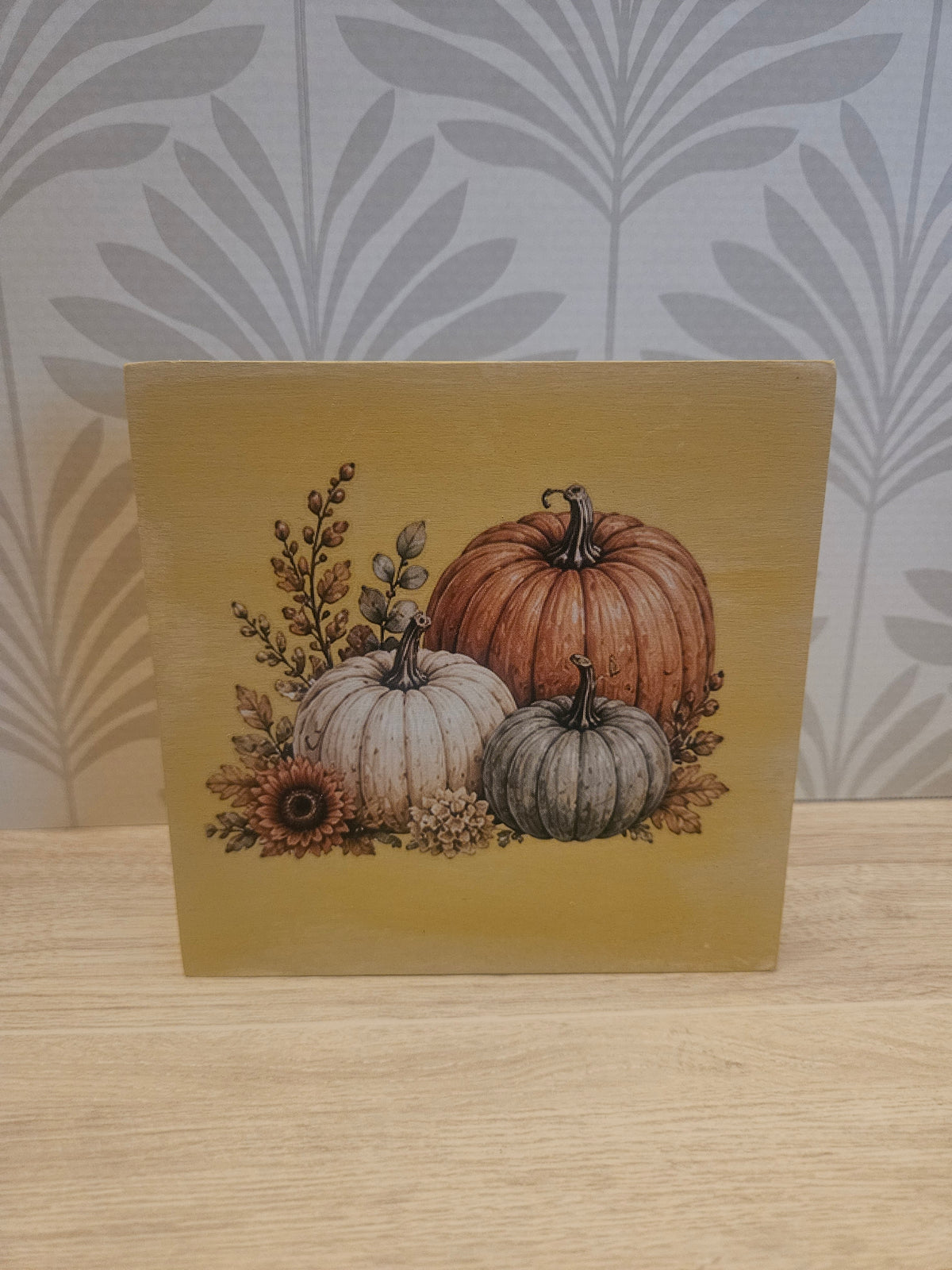Pumpkin Wooden Decor